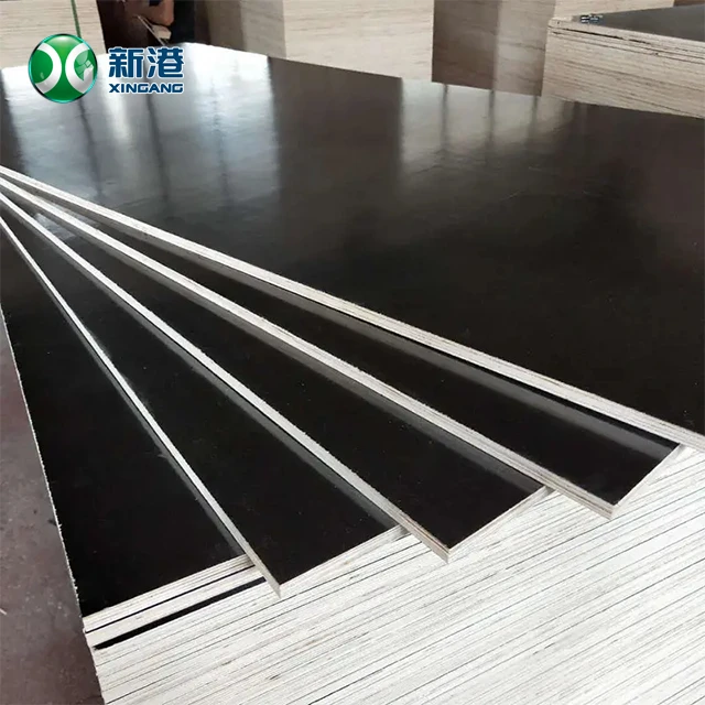 18 mm Construction Shuttering Board Phenolic Plywoods Black Concrete Formwork Film Faced Plywood