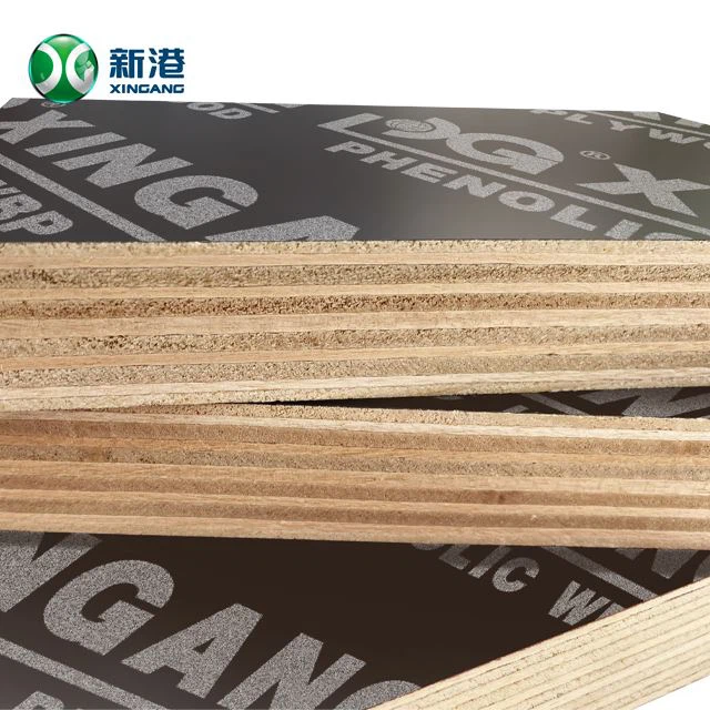 Full Hardwood Core Film Faced Plywood With 15-20 Times Use