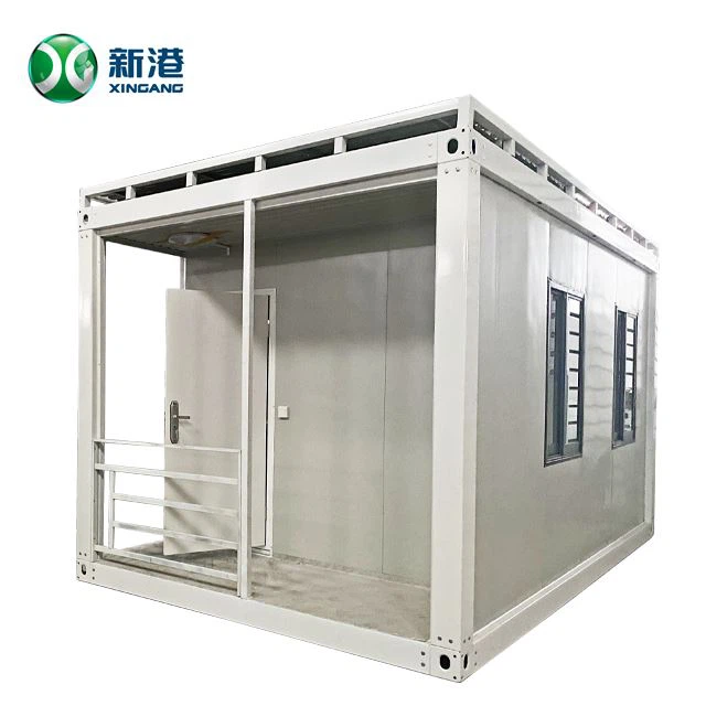 Light Steel 20ft Flat Pack Container House Prefab Container Camping Homes Detachable Container House