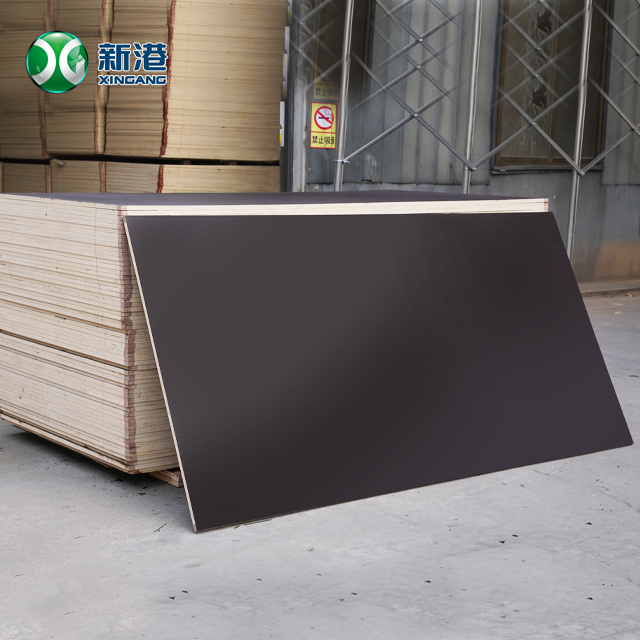 Black Concrete Formwork Film Faced Plywood Brown Color 4x8ft Shuttering Board WBP Glue
