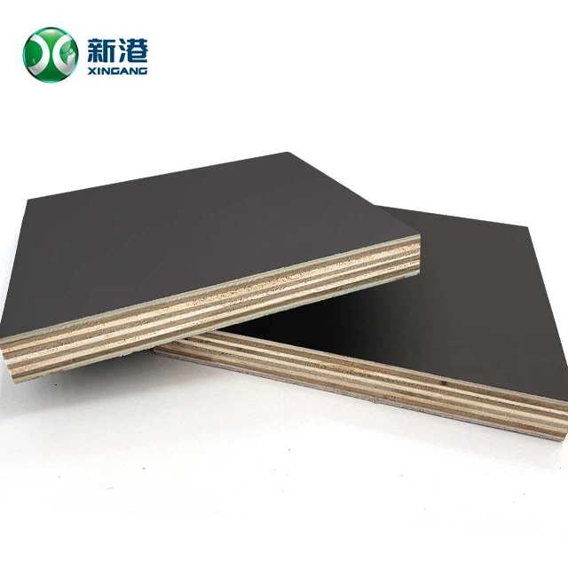 Black Concrete Formwork Film Faced Plywood Brown Color 4x8ft Shuttering Board WBP Glue
