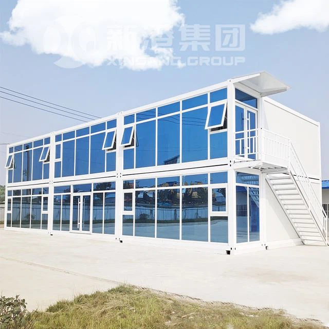 XINGANG 20ft 40ft プレハブ折りたたみ式コンテナハウス 折りたたみ式プレハブハウス オフィス 折りたたみ式フラットパックコンテナハウス