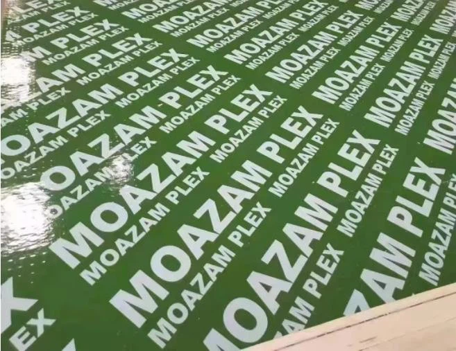 Green Color Plastice Pvc Faced Plywood